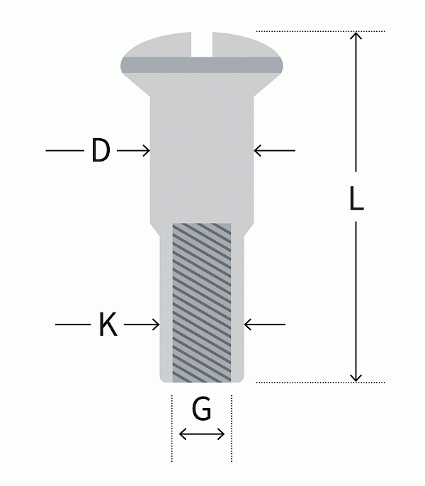 WWS Speichennippel Bemassungen