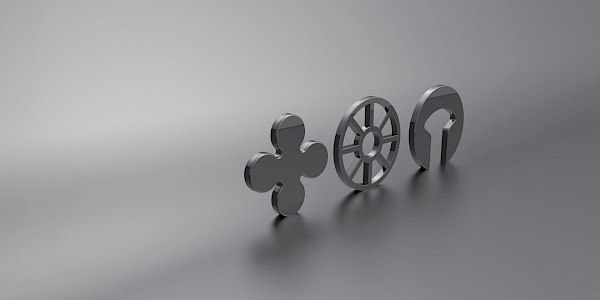 Die Speiche mit dem Kleeblatt